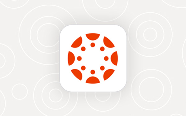 Graphic of Canvas, Muhlenberg learning management system.