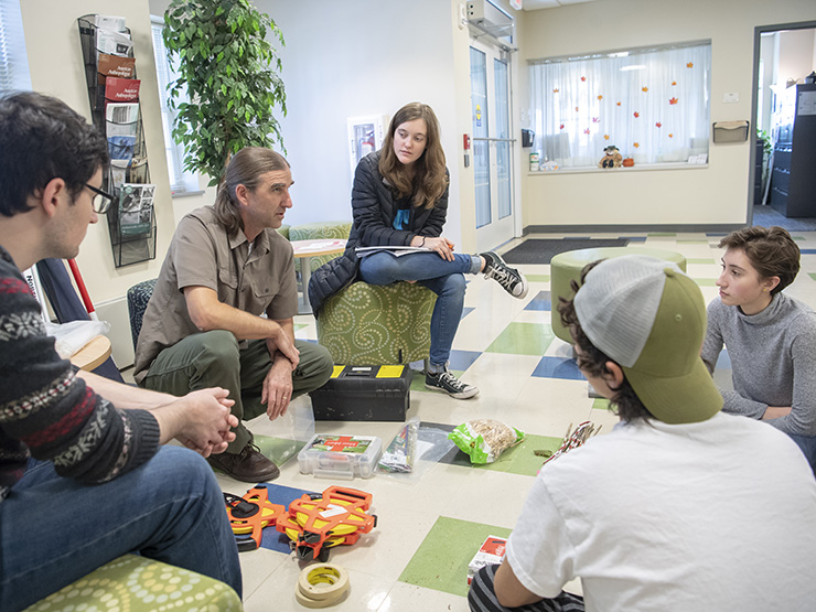 Students in classroom