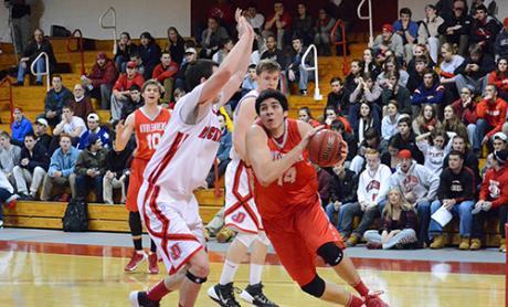 Men's basketball player featured in the 2015 Spring alumni magazine