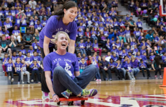 photo of Jefferson faculty having fun at Jefferson Field Day