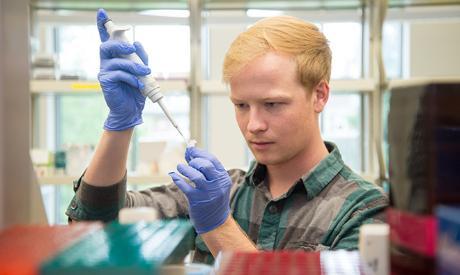 Photo of 2014 summer researcher Patrick Maehler